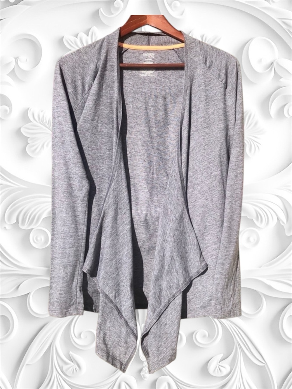 Danskin Now Semi-Fitted Grey Cardigan